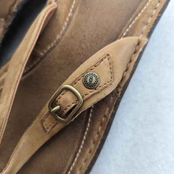 2/$40 UGG 8 tan leather sandals - Picture 3 of 7